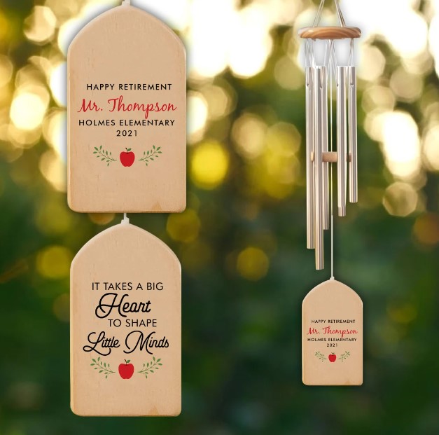 Buy Personalized Teacher Wind Chime, Thank You Teacher Gift