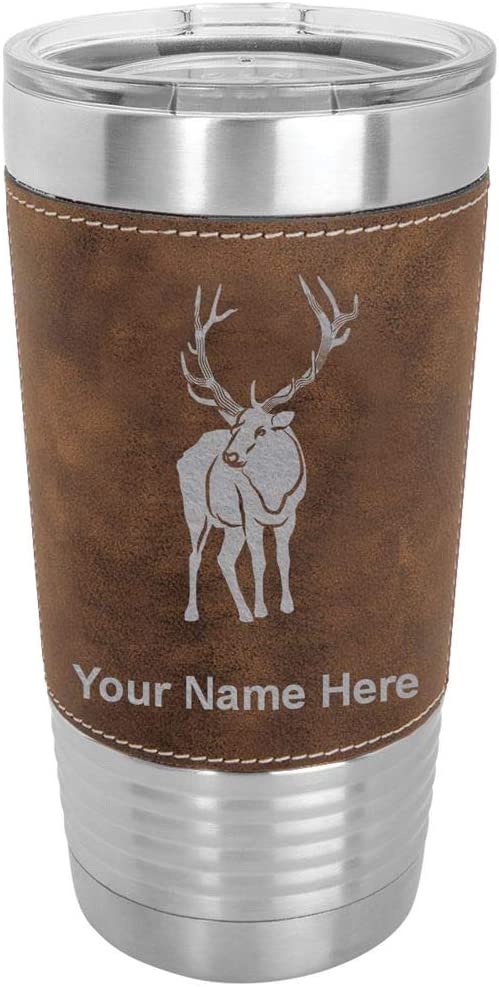 BUGLING ELK BLACK 20oz COFFEE MUG