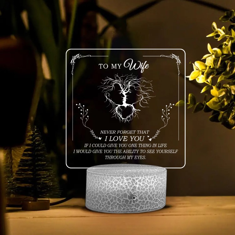 Tree Couple Style 3D LED Lamp