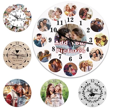 Customized Photo Clock Gift