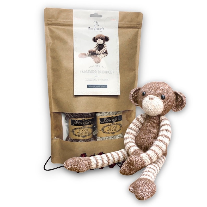 Monkey Knitting Kit