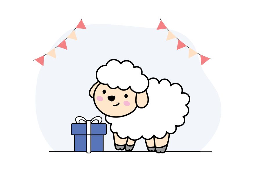 Furvana Kawaii Plushies, Shaved Sheep, Funny Lamb Stuffed Animal, Cute  Plushie,Sleeping Pet Buddy, Best Birthday Gift for Women Girls Boys Teens,  Small Plush Toy : : Toys & Games