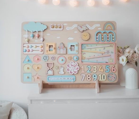 Baby Girl Gift Montessori Board