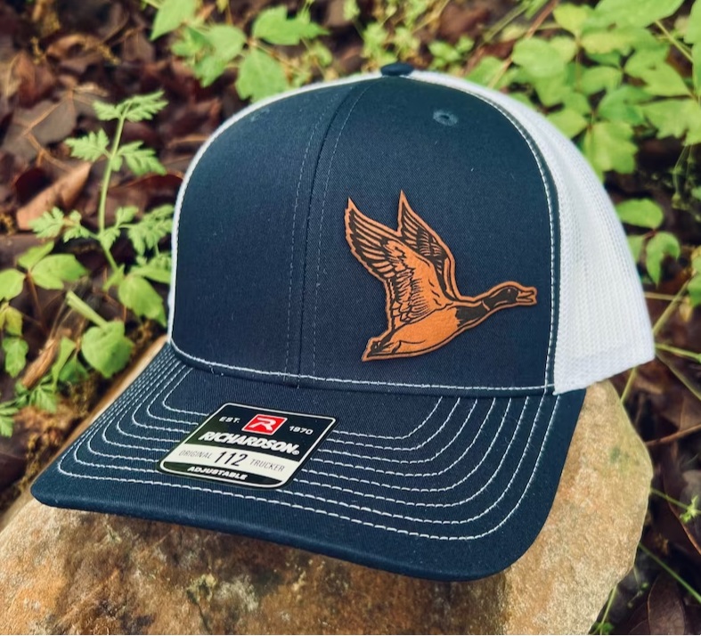 Wood Duck Dad Hat, Leather Patch Wood Duck Hat for Men, Duck Hunting Dad Hat,  Wood Duck Gifts for Men, Duck Hunting Gifts for Dad 