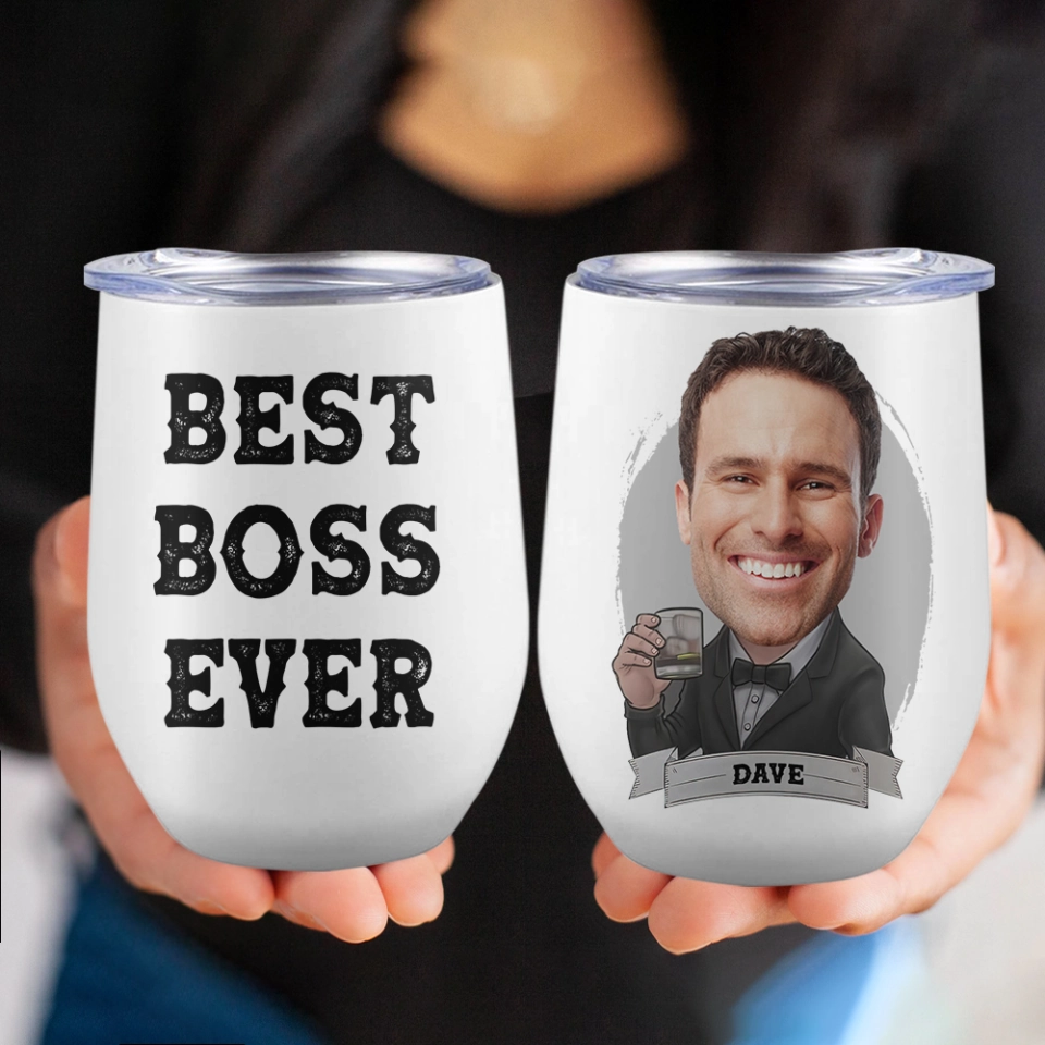 Personalized Best Boss Ever Tumbler