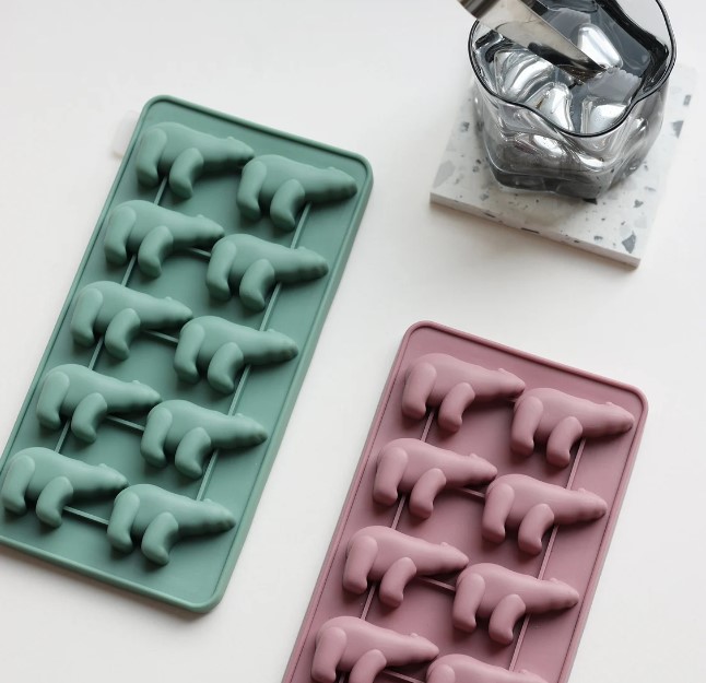 Dishwasher Safe Ice Tray Drinks Delight Fun Bulldog Ice Cube Tray