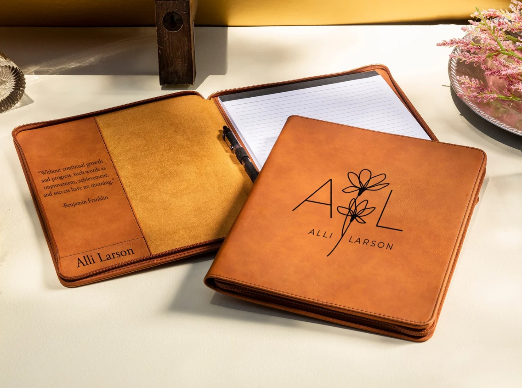 Personalized Refillable Portfolio