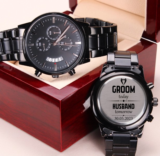 Custom Date Engraved Watch