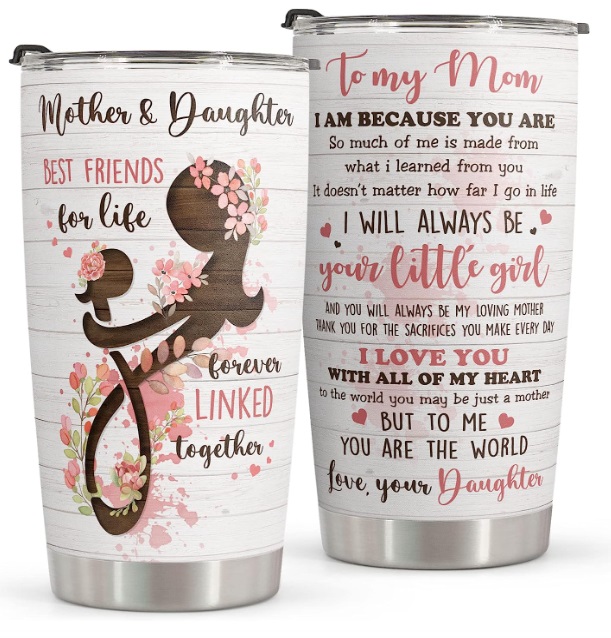 Mother's Day - Mother's Day Tumbler Mom And Son Tumbler Mother And Son  Forever Linked Together Tumbler