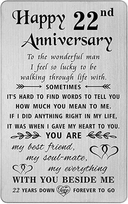 22 Years of Adventures Together - 22nd Wedding Anniversary Scrapbook