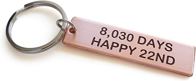 Happy Tag Keychain