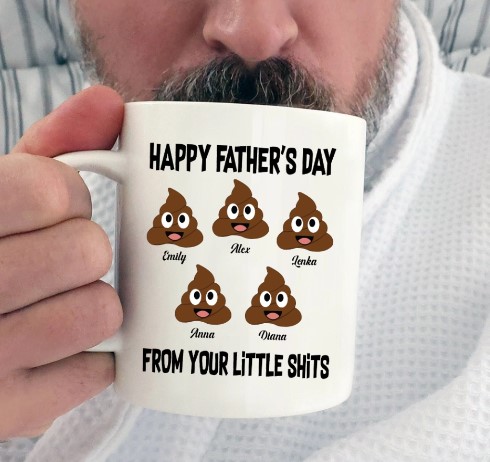 Best fucking Dad custom coffee tumbler, funny dad gifts, father's