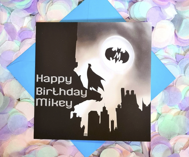 Hand Stamped Message Card
