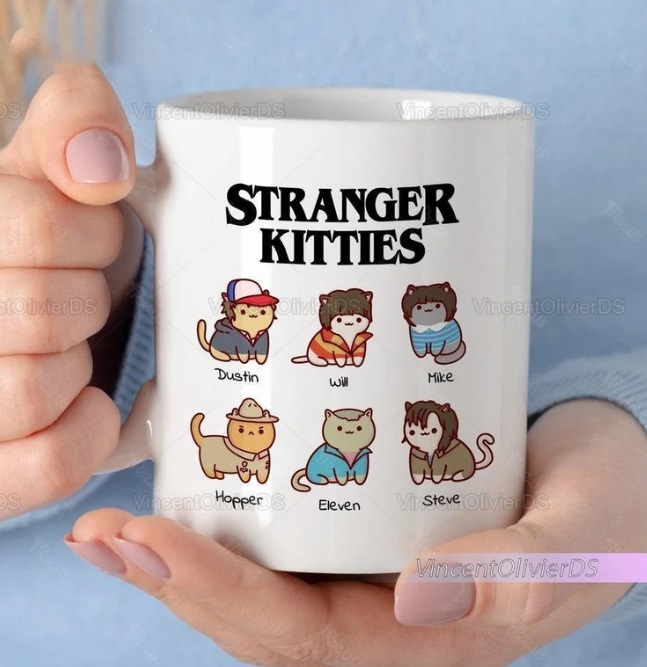 Stranger Things Mug, Stranger Things Gift, The Upside Down, Stranger Things  Fans, Eleven Coffee Mug, TV Gifts, Christmas Lights Mug