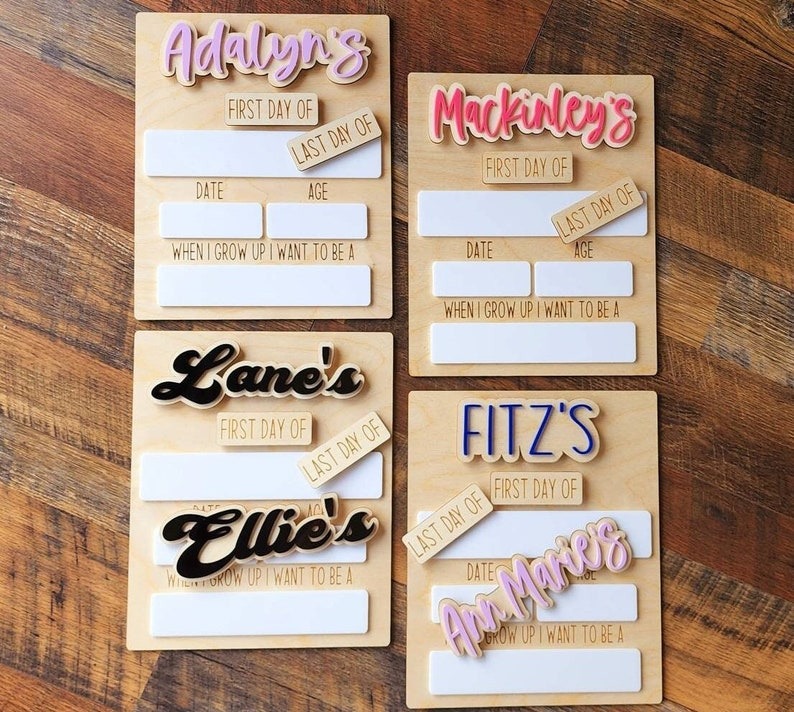 Personalized Interchangeable Names