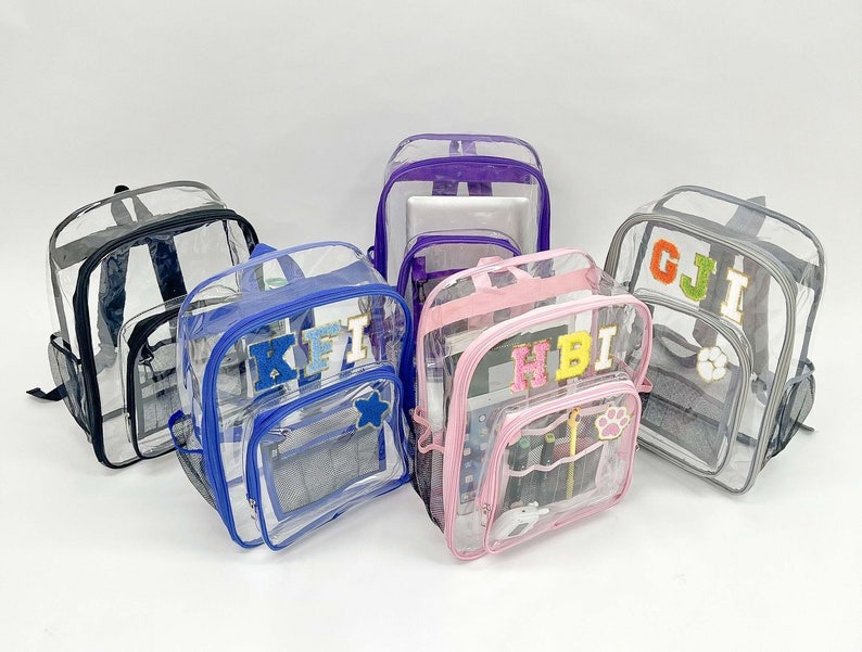 Personalized Clear Backpack