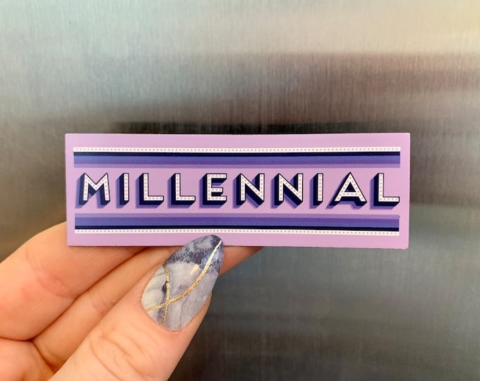 Millennial Purple MAGNET