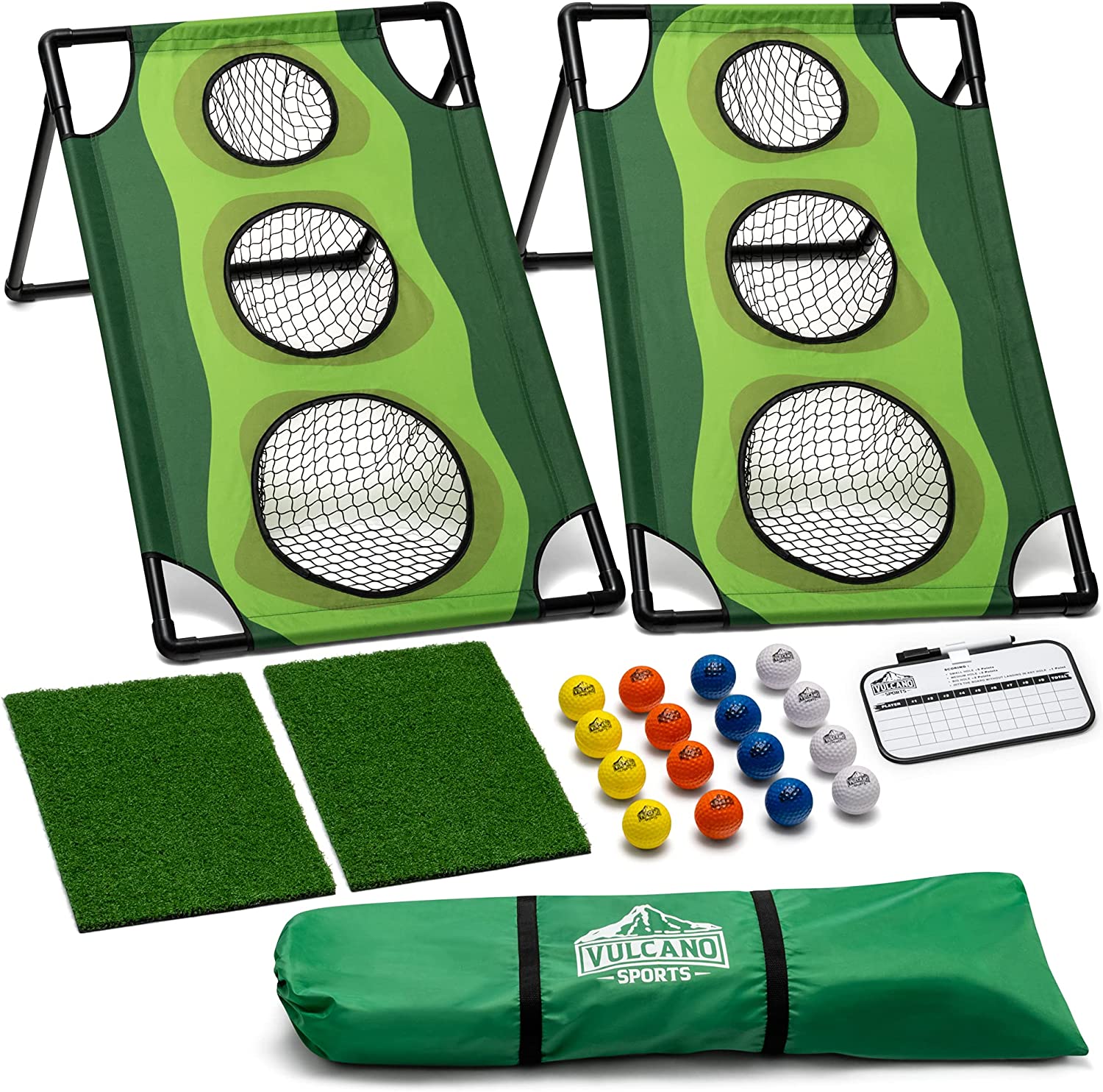 GoSports BattleChip PRO Backyard Golf Cornhole Game –