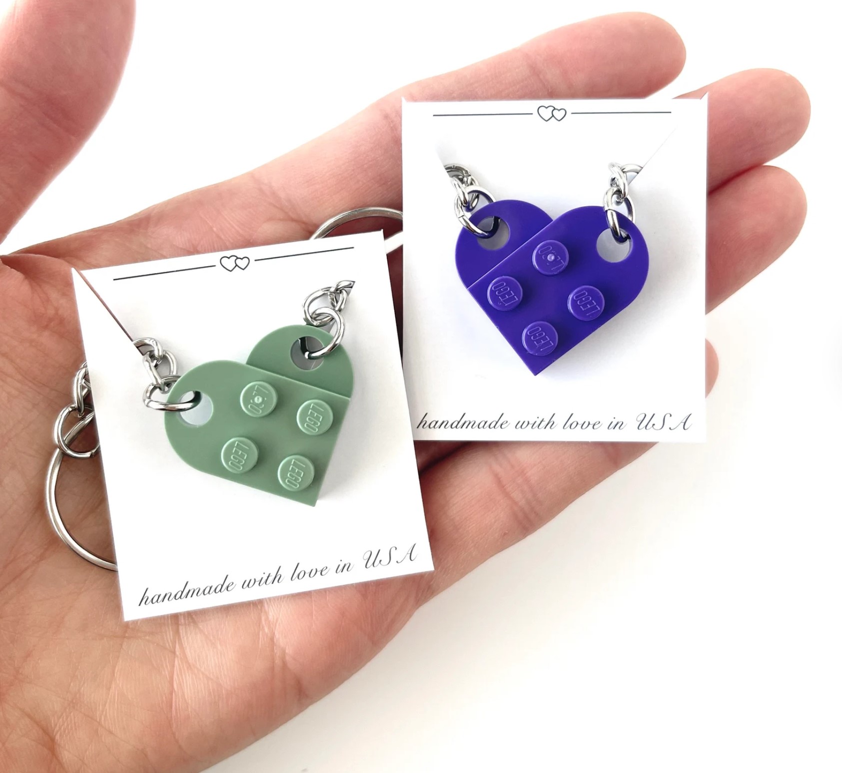 Heart Keychain Set