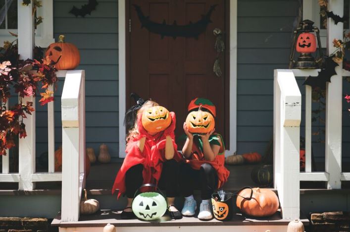 DIY Halloween Door Decorations on a Budget