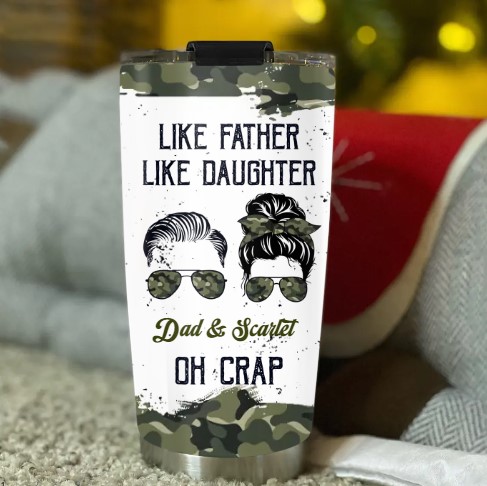 Like Father, Like Daughter Oh Shit Card