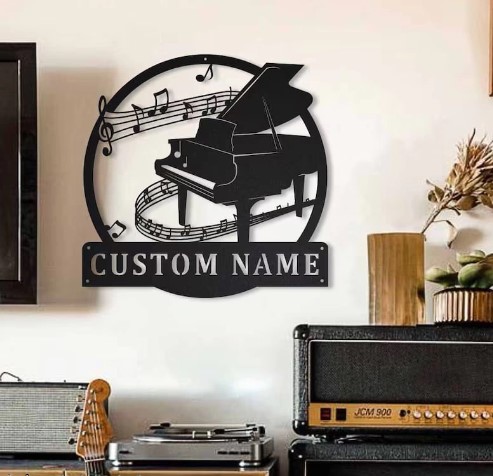 Piano Personalized Tote Bag Custom Music Gifts for 