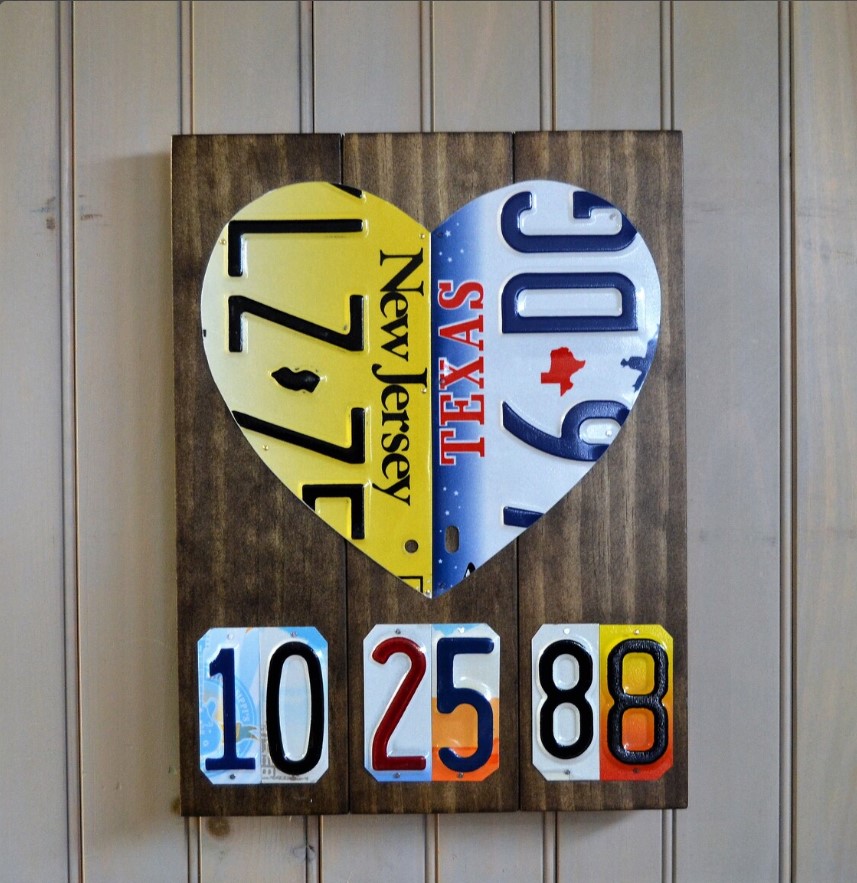 License Plate Sign