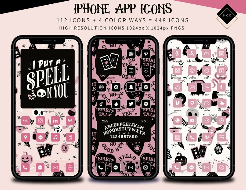 Multi Color iPhone iOS14 App Icons