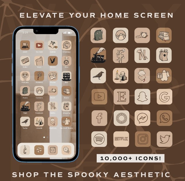 icons :) in 2023  Book icons, Wallpaper iphone cute, Cute brown cat  aesthetic