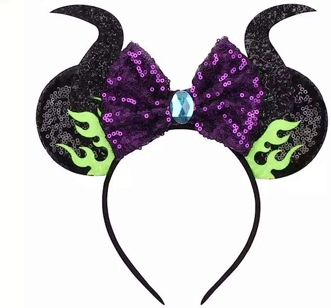 Black Web Mickey Ears