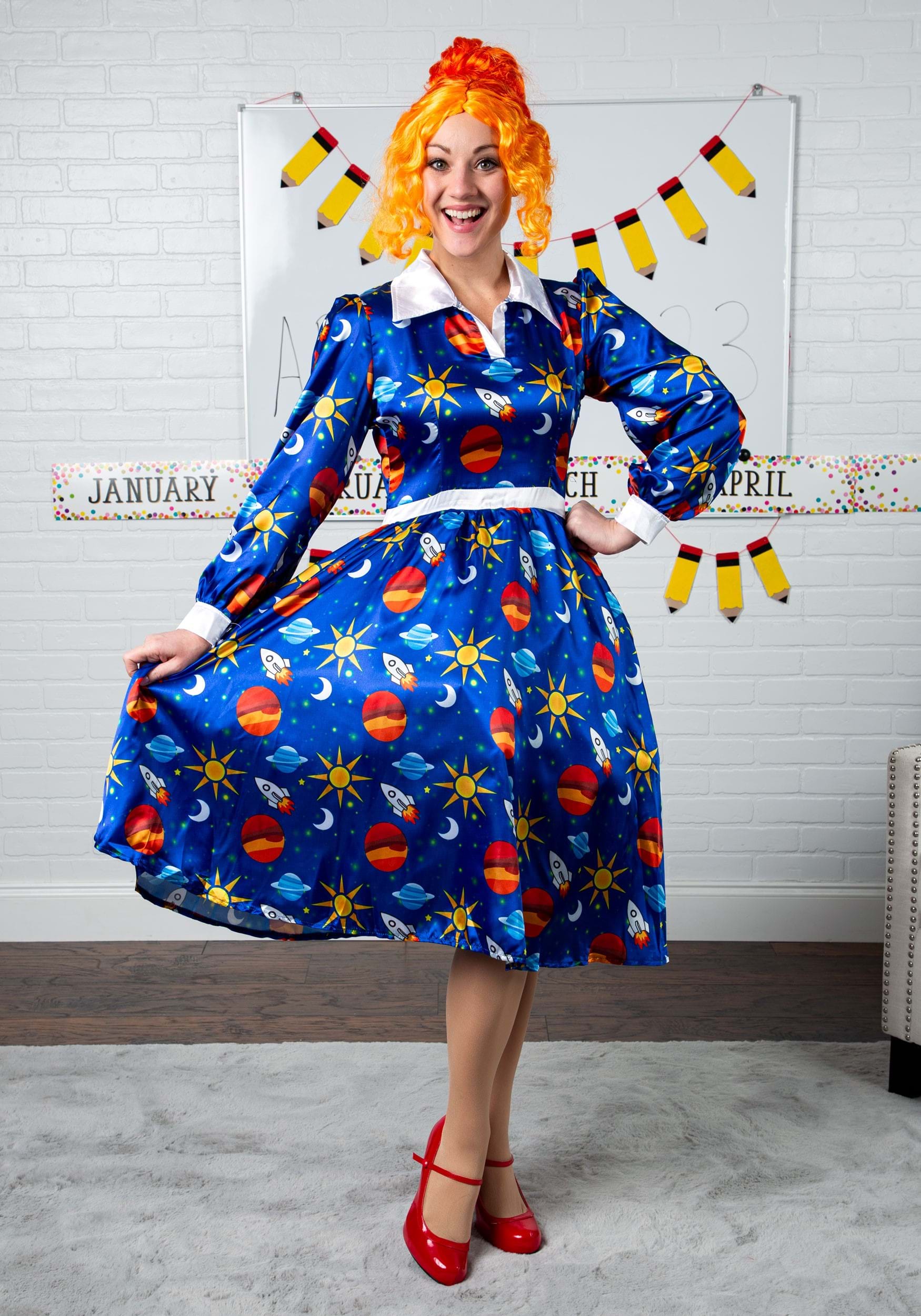 Miss Frizzle from The Magic School Bus