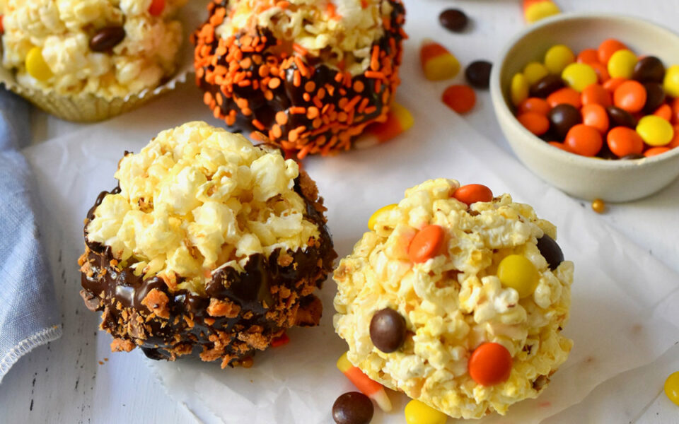 Halloween Popcorn Balls