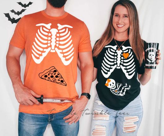 halloween pregnancy announcement