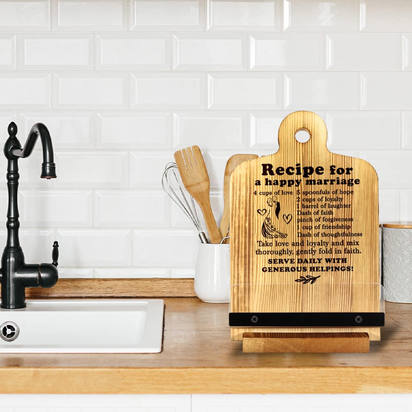 Kitchen Cookbook Stand