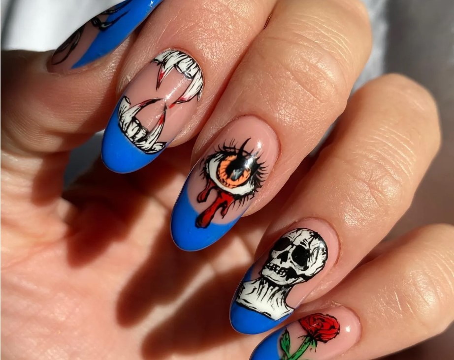 40 Halloween Nail Art Ideas You Can Wear To Work - Brit + Co