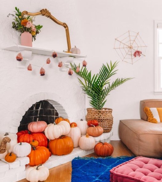 Halloween Mantel Decor