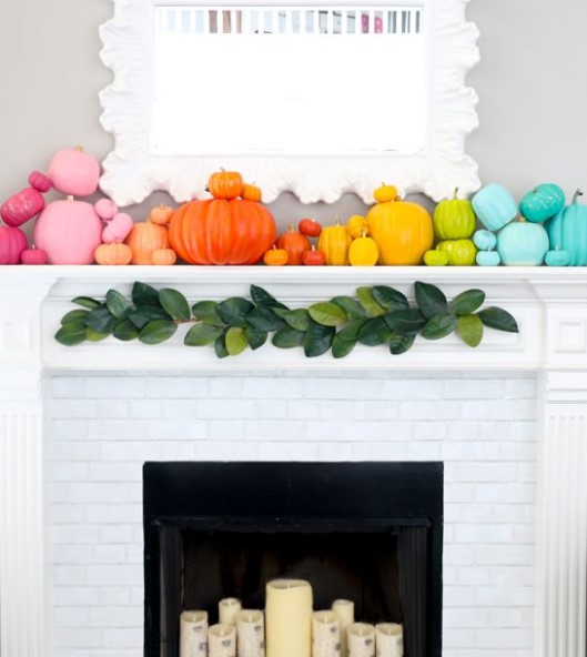 Halloween Mantel Decor