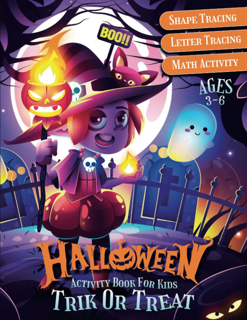 Learning Halloween Activity Book
