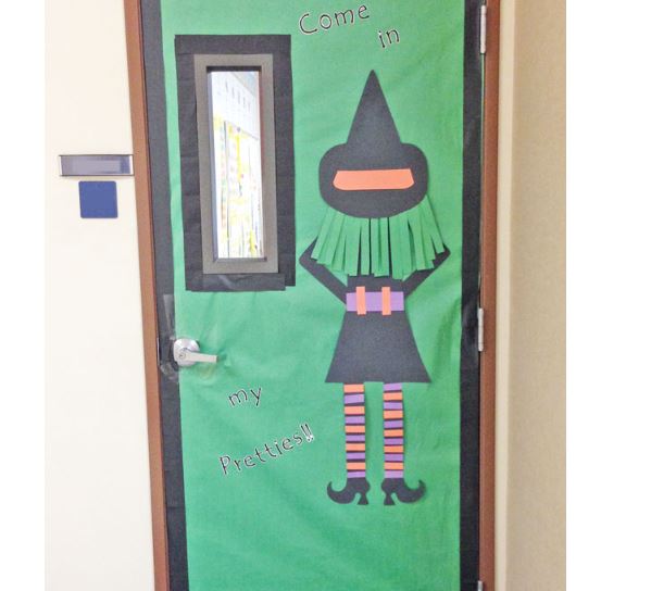 Classroom Door Halloween Decorations