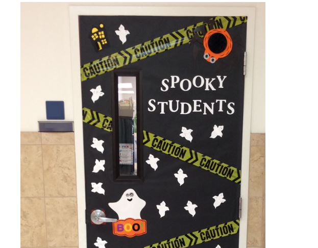 Classroom Door Halloween Decorations