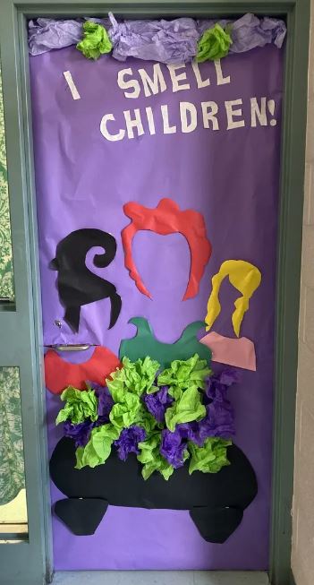 Classroom Door Halloween Decorations