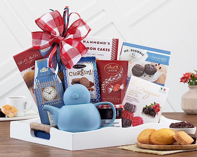 Tea Time Gift Basket - Send a Gift Basket in Israel with Tamarim