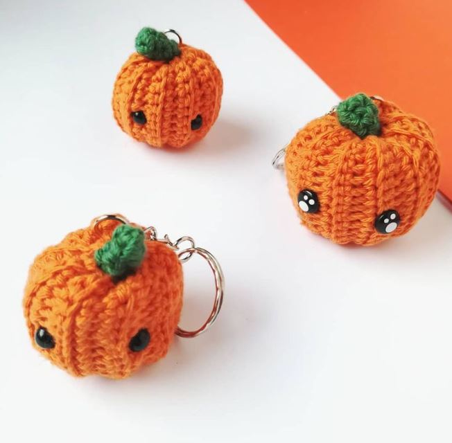 Pumpkin Key Chain