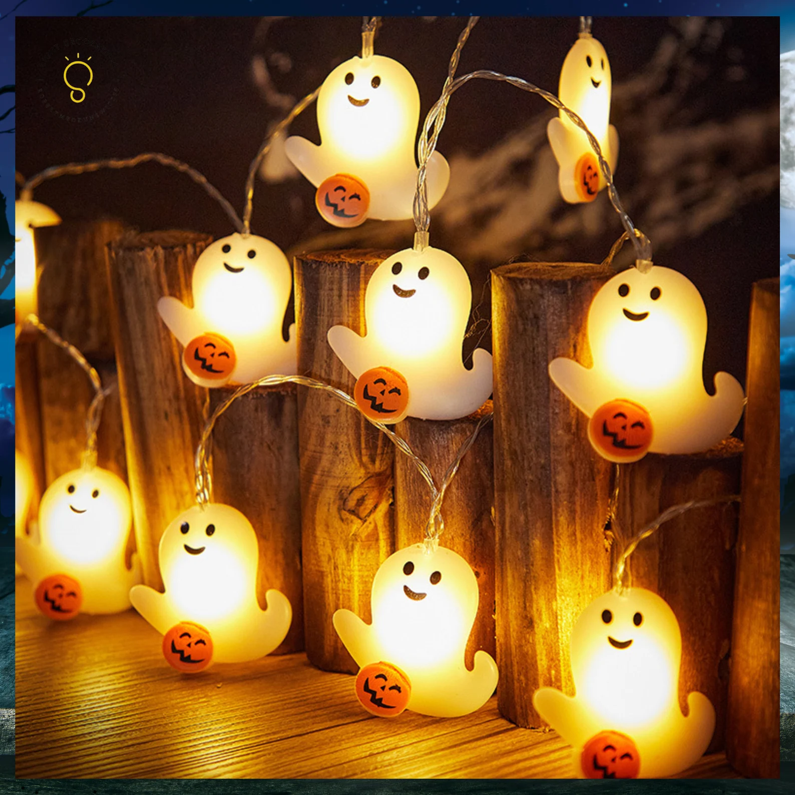 Cute Ghost String Lights