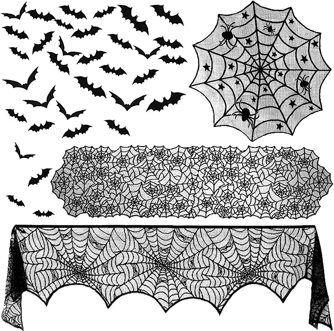 Spiderweb Round Tablecloth