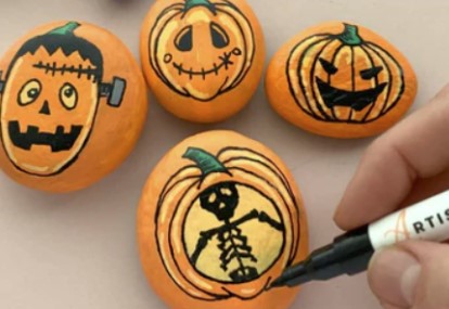 Halloween Painted Rock Ideas