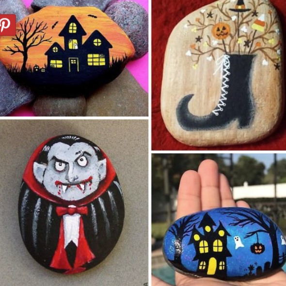 Halloween Painted Rock Ideas