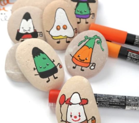 Halloween Painted Rock Ideas