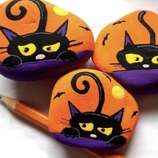 Halloween Painted Rock Ideas