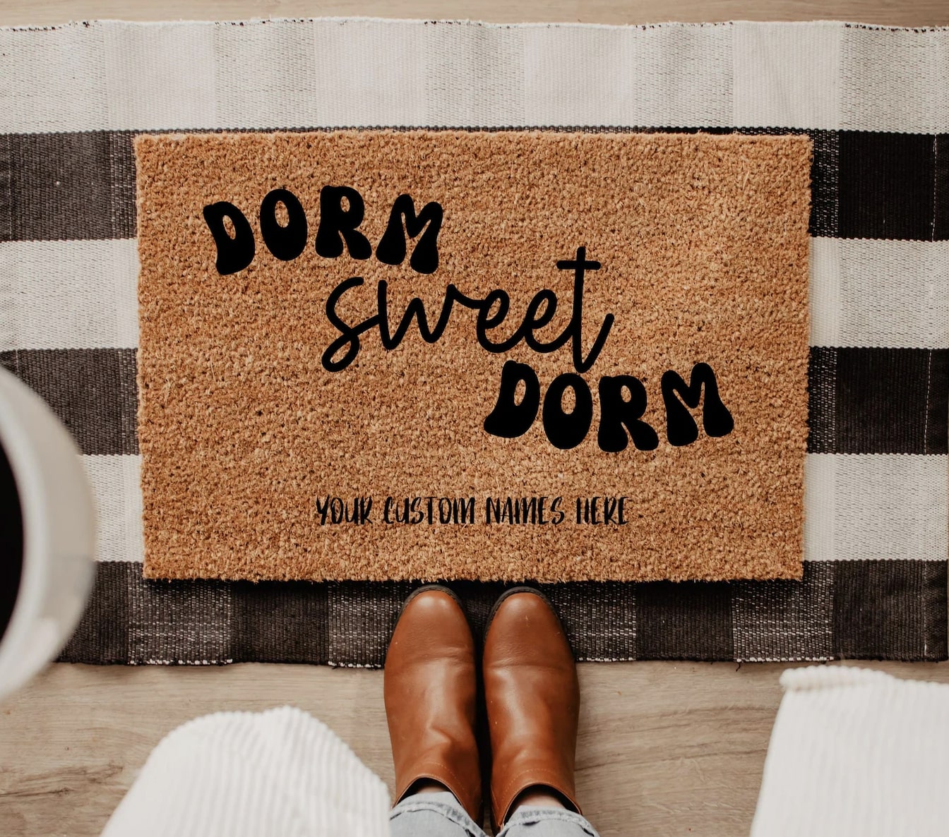 Custom Dorm Welcome Mat